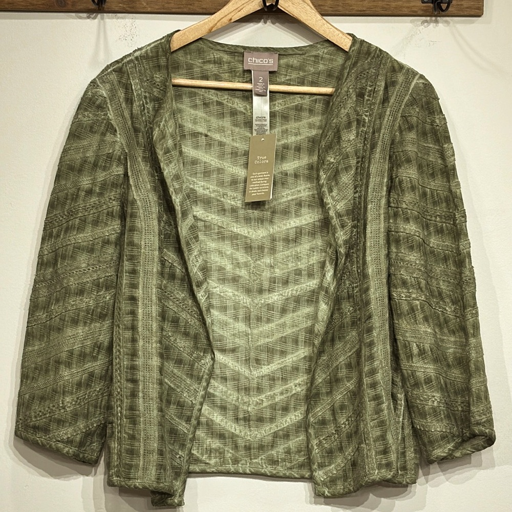 Chico's open front cardigan